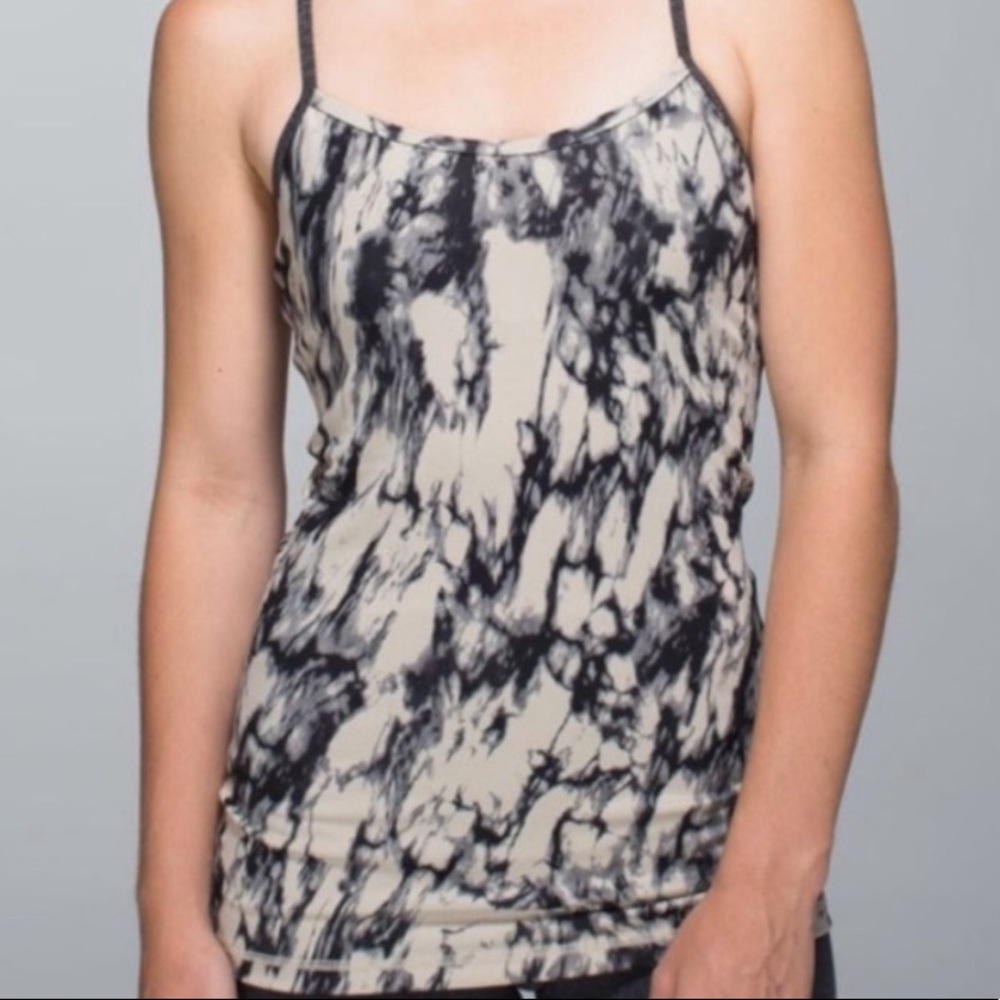 Rare! Lululemon marble tie die power y tank 6